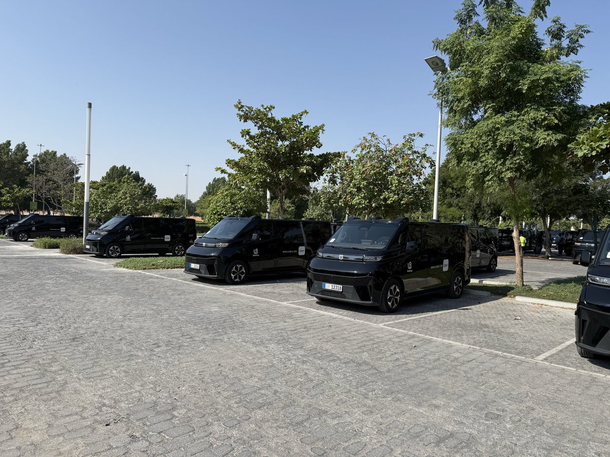 _balaji_km's tweet photo. Visited Dubai and experienced our rapidly scaling deployment with @WeRide_ai - we are now at nearly 100 fully driverless vehicles in the UAE and scaling to double that by year end. 

Looking forward to launching in Madrid next month - initially with safety drivers, but soon with a similar experience - fully driverless and with a dedicated autonomy tier in the app.