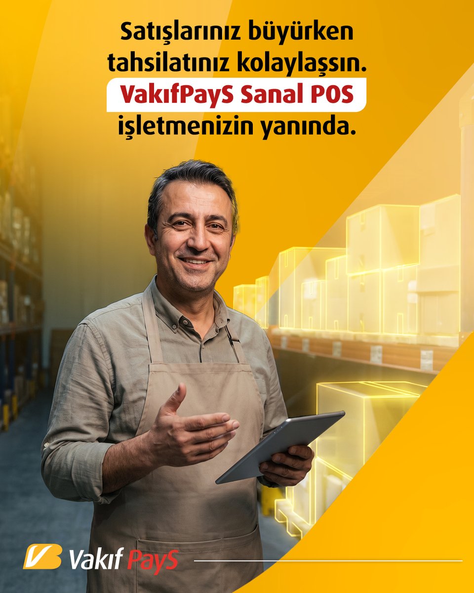 VakifPayS's tweet photo. İşletmeniz büyürken tahsilat süreçleriniz de kolaylaşsın!

VakıfPayS Sanal POS ile ödemelerinizi hızlı ve güvenli bir şekilde alın, siz işinizi büyütmeye odaklanın.

#VakıfPayS https://t.co/3EQ0wALQFl