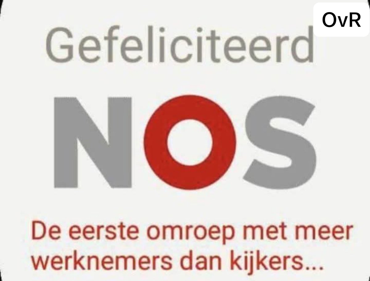 OrdeVanRode's tweet photo. Gelukkig mijden steeds meer mensen de @NOS https://t.co/OG4i8OEwPq