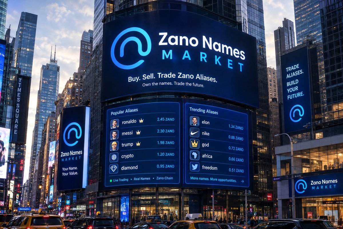 ZanoAfrica's tweet photo. GM zAfricans

@ZanoNames , a marketplace for trading Zano aliases, is launching soon!

You can register names like Ronaldo, Messi, Trump or pretty much any name you can think of, then trade them. Who knows? Someone might want that alias someday, and you could be the person holding it. 👀

A Zano alias costs just 0.11 ZANO to register.

Give @ZanoNames  a follow to qualify for some launch surprise goodies. 🎁

They’re cooking something HUGE! 🔥
