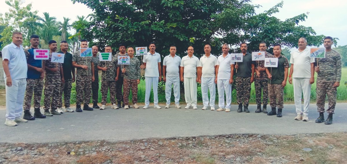 crpf155bn's tweet photo. 155 Battalion CRPF Organizes Fit India Freedom Run 7.0   

“Fitness Ki Dose, Aadha Ghanta Roz”    
On 22 October 2026, 155 Battalion CRPF organized the Fit India Freedom Run 7.0 at Battalion Headquarters, Bokajan, as well as at all Company locations. Officers and personnel of the Battalion participated in the run with great enthusiasm and zeal.