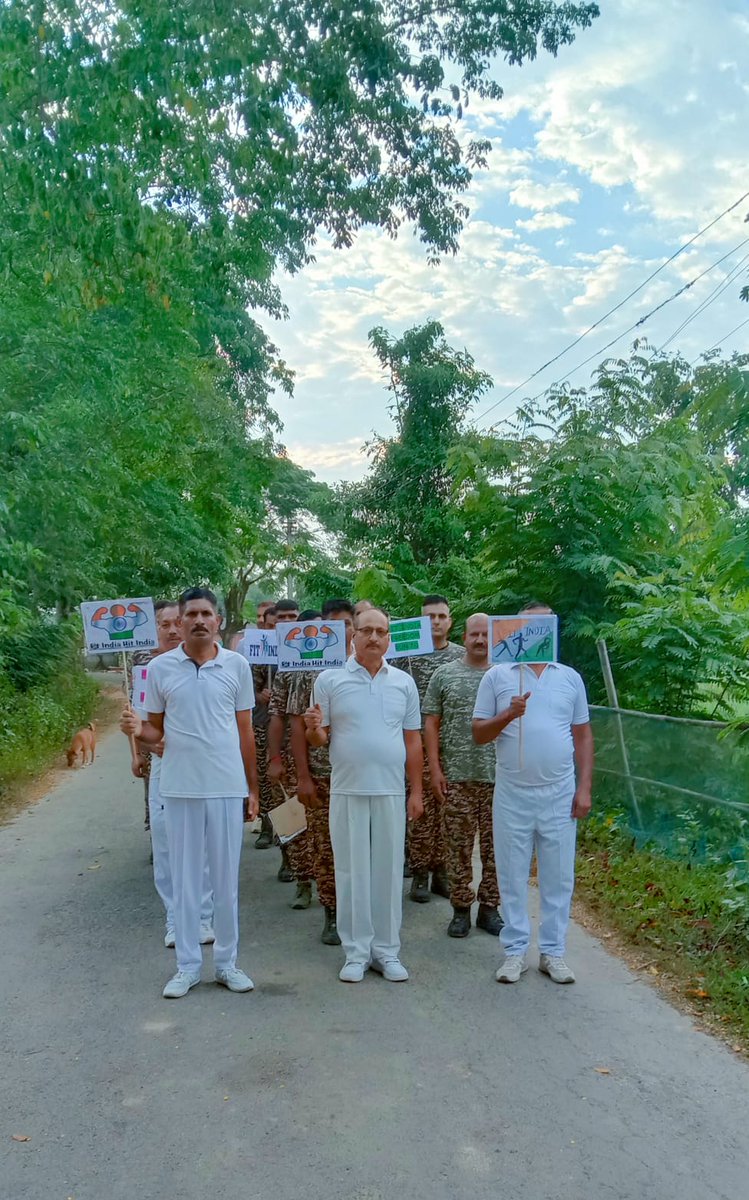 crpf155bn's tweet photo. 155 Battalion CRPF Organizes Fit India Freedom Run 7.0   

“Fitness Ki Dose, Aadha Ghanta Roz”    
On 22 October 2026, 155 Battalion CRPF organized the Fit India Freedom Run 7.0 at Battalion Headquarters, Bokajan, as well as at all Company locations. Officers and personnel of the Battalion participated in the run with great enthusiasm and zeal.