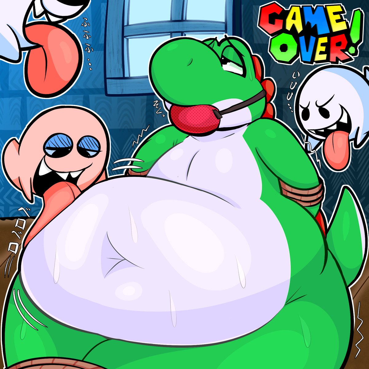 BlitzyFlair's tweet photo. Yoshi Game Over https://t.co/8gLu0ifJSE