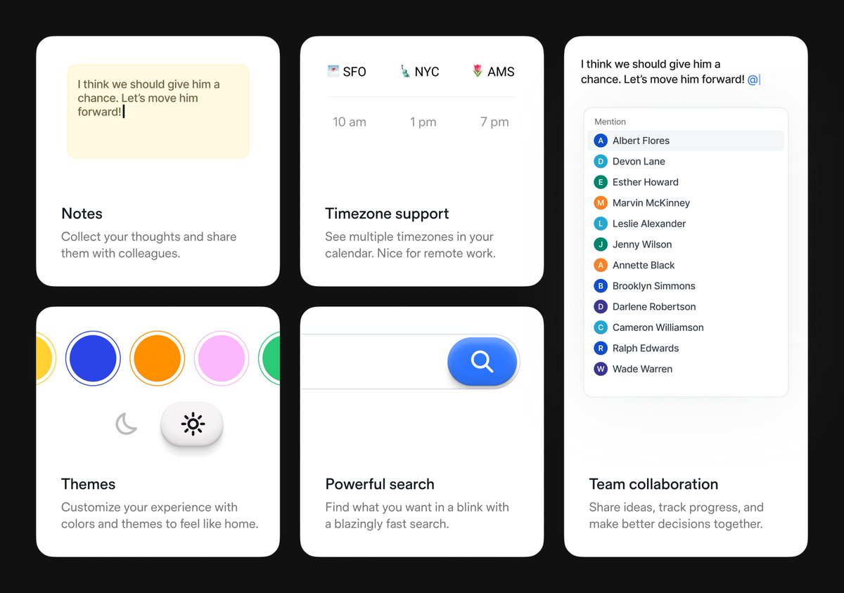 BadriNa10175068's tweet photo. A little Bento, a lot of product personality! 🍱 👀

#BentoUI #VisualDesign #figma #WebDesign #BentoGrid #ProductDesign #BrandIdentity #SaaS  #Features #landingpage #B2B https://t.co/TdfEdXgsQu