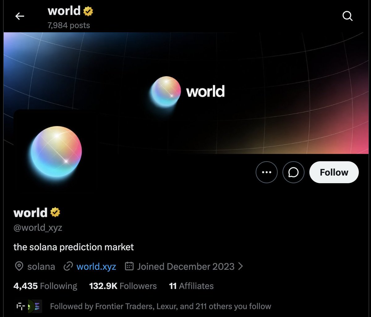 oldhawksol's tweet photo. The failure of the year.

Their motto was literally:

"world will take over the world."

Paid big KOLs to promote them, promised an airdrop, and on day one, their product crashed.

They told users to deposit funds to qualify for the airdrop.

Reality? Users deposited their funds, and the money disappeared.

They promised another date for the airdrop. It never came.

Top 5 traders can't even generate $5K in volume.

ADA has more active users than this entire circus.

Big KOLs. Big promises. Big marketing budget.

Zero execution. Zero credibility. Zero fucking users.

What a spectacular failure.