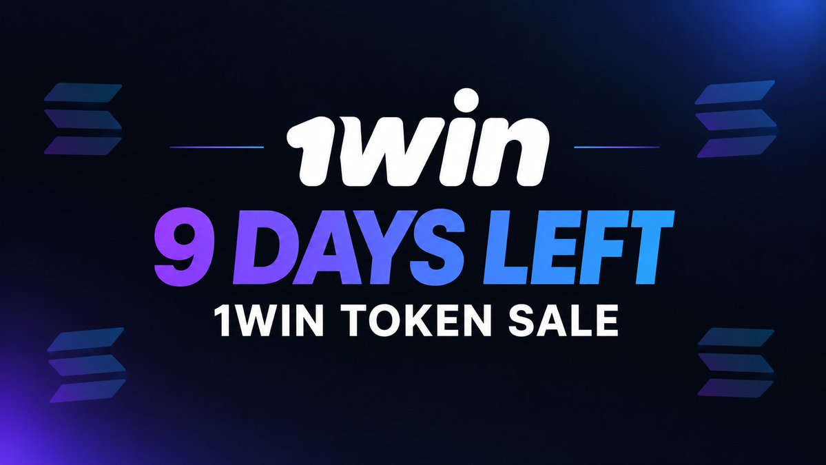 ChuzzyTech's tweet photo. Reminder that there is 9 days left for you to make up your mind to buy in on @1win token sale

You need SOL in order to buy

Have you bought in yet or still contemplating? https://t.co/aowOfSYwFR