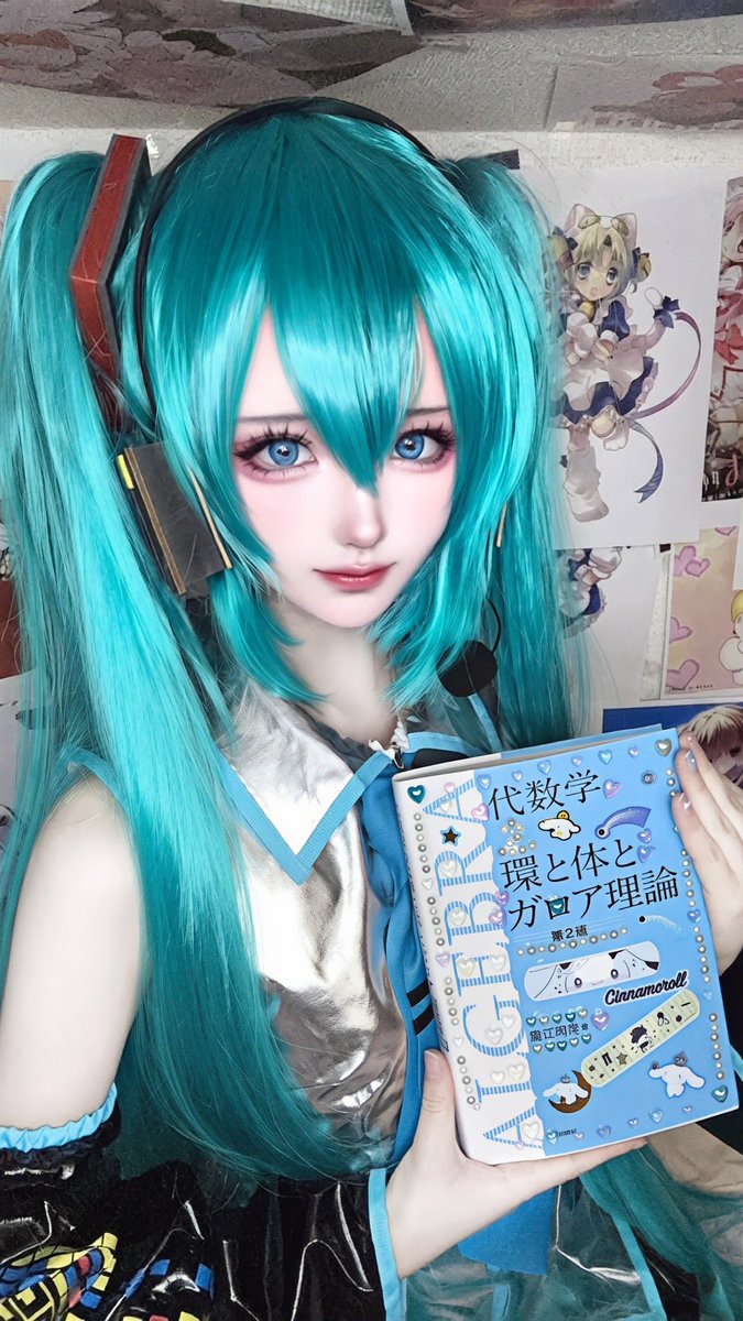 miruru_cute's tweet photo. 初音ミクと雪江代数 https://t.co/dglEkzqtLm