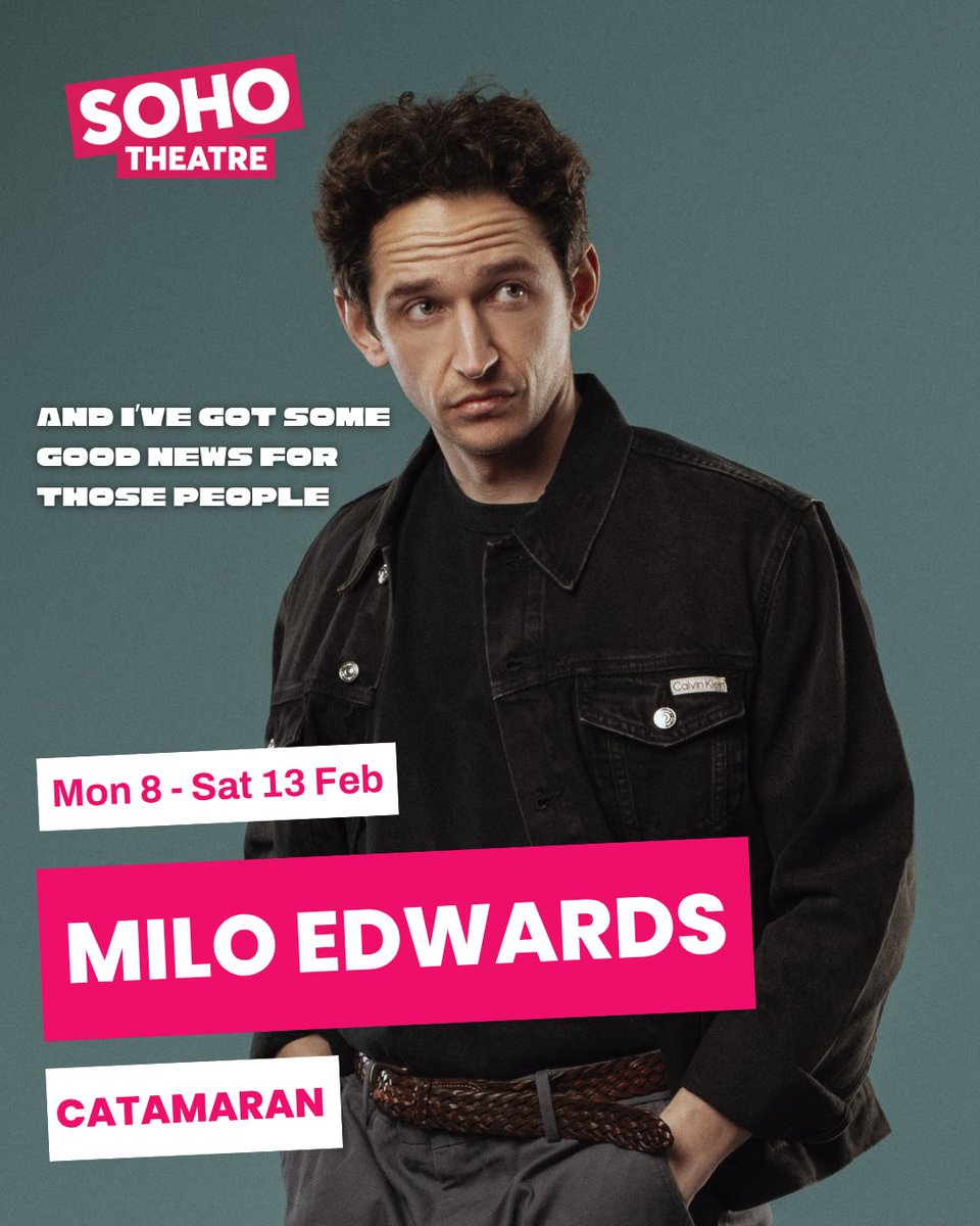 Milo_Edwards's tweet photo. LONDON: my show is coming to soho theatre for a week 8-13th feb. get involved. tix in thread. https://t.co/vGWsxsgZkg