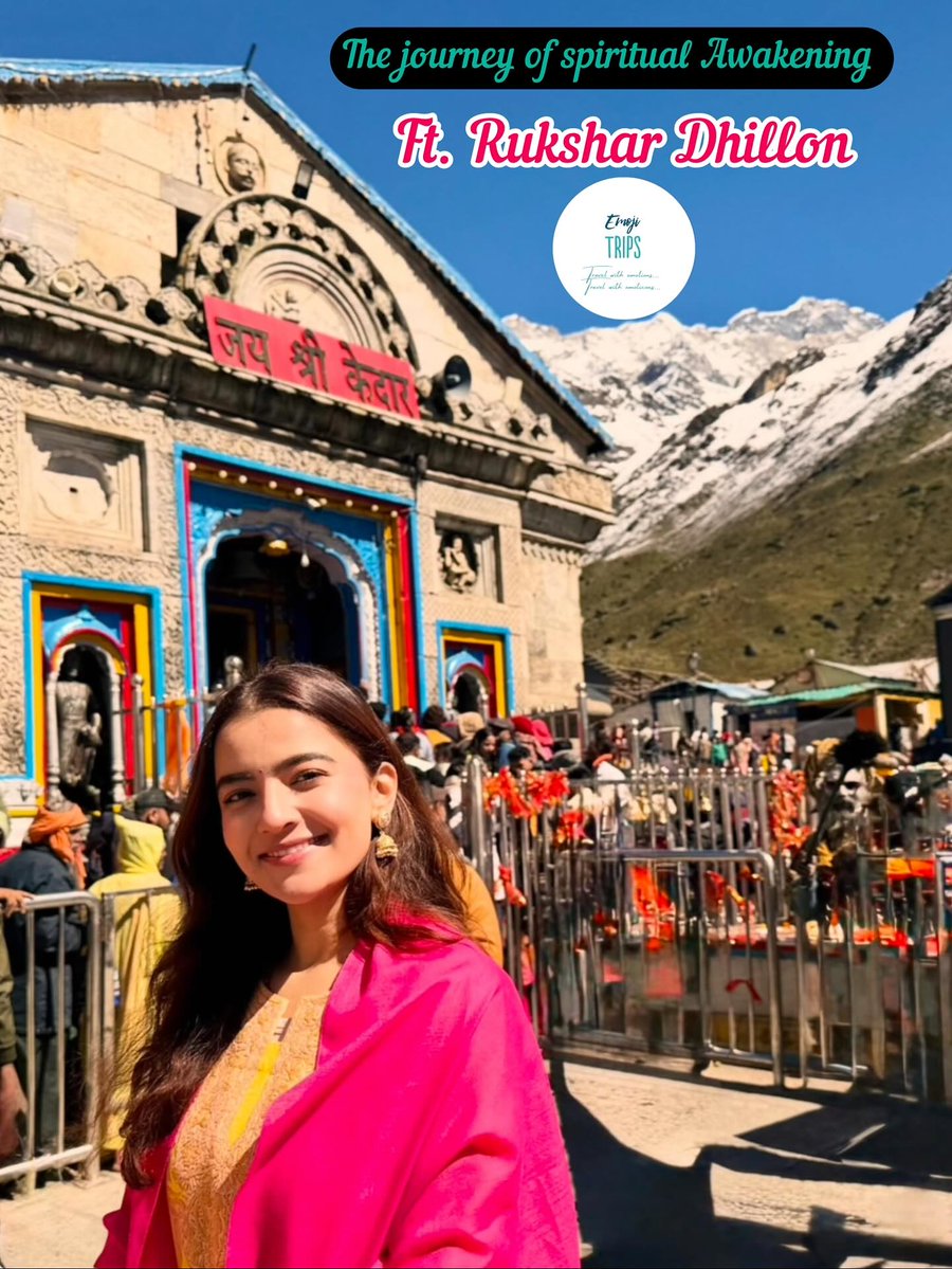 iloveyoulldm's tweet photo. Thank you @rukshardhillon12 for celebrating your birthday with Mahadev through Emoji Trips. It was wonderful hosting you on your Uttarakhand journey. https://t.co/DFAVcNrenI