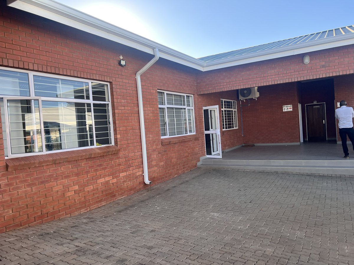 DMPR_ZA's tweet photo. Minister Gwede Mantashe with Deputy Minister Phumzile Mgcina are in Ramokokastad (North West) to handover Ramokokastad Clinic which is a Social Labour Plan Project by Northam Platinum Mine (Zondereinde) https://t.co/217E4IrL1C