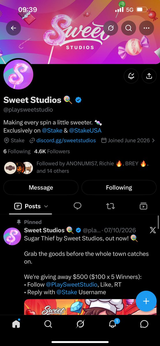 ChykaminC's tweet photo. @playsweetstudio That 49.83x on Sugar Thief is INSANE! $1,780 -> $88k! 🍬💰🔥

@Sommie0x we need to play this next!

Stake id- ChykaChi 

Followed + Liked + Reposted ✅ https://t.co/03rzED92Wh