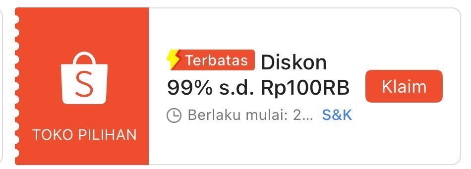 DISKON_FESS's tweet photo. KLAIM CEPEETT POCER SHOPEE DISKON 99%

https://t.co/ppDIXBG3AL https://t.co/W2xOY4PfUM