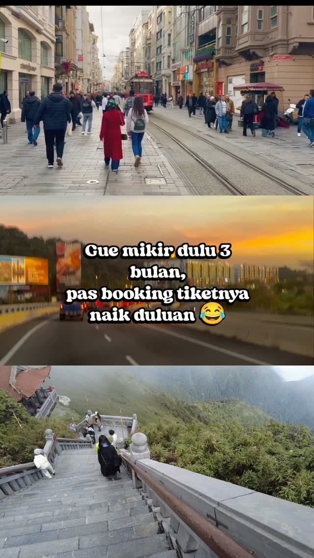 kaio_moraes12's tweet photo. Dilema karyawan gaji pas-pasan: mikir tiga bulan, tahu-tahu harga tiket keburu naik. https://t.co/WmlmLbzdNv