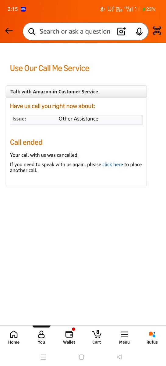 NishantShu2020's tweet photo. No one to receive chats, customer support keeps disconnecting chtas. Call option doesn't work. Delhivery has no customer support. My order is missing and there is no one to reply. Amazon is a scam scam scam
@amazonIN https://t.co/VX20zi1R3p