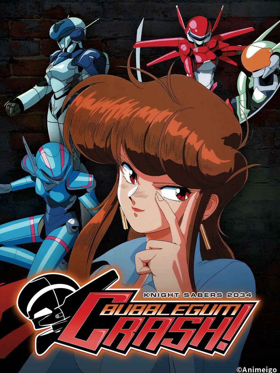 animeloverOV's tweet photo. Neon lights, rogue androids, and four badass women in powered armor. 💜

The Knight Sabers return to MegaTokyo, with production design by Shinji Aramaki!

🎞️ Bubblegum Crash! (1991)
📼 OVA · 3 Episodes
📺 English Dub on Oceanveil!
🔗https://t.co/7KtFEsdfi5 https://t.co/ZFmy2LiJVC
