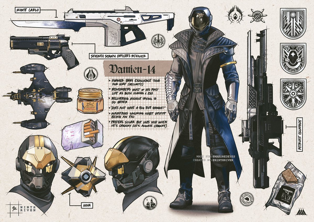 ninthriven's tweet photo. Damien-14 Field Guide, 2025 https://t.co/i8M9EmfX5Y