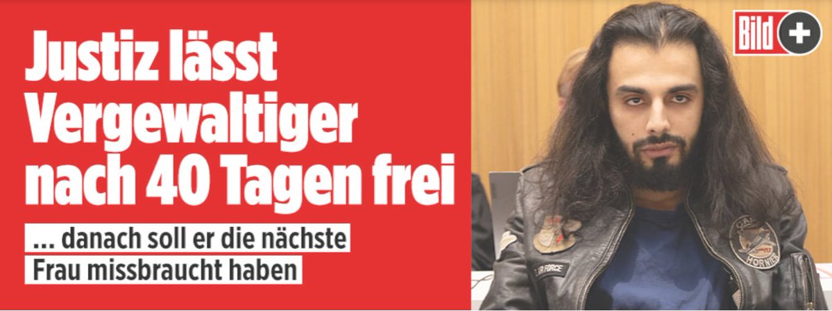 YveK22's tweet photo. Guten Morgen zusammen,
 ein Artikel der BILD zeigt gut auf, dass die juristische Aufarbeitung von Sexualstraftaten stark verbesserungswürdig ist, um es höflich auszudrücken. Das da ist Ahmad A. 26 Jahre alt, Syrer. 
Im Februar 2025 vergewaltigte er ein 16-jähriges Mädchen in einer Asylunterkunft. Ahmad A. wurde festgenommen und kam in Untersuchungshaft. Das Mädchen war offensichtlich und verständlicherweise derart traumatisiert, dass zweimal die Vernehmung nicht durchgeführt werden konnte. Deswegen wiederum sah sich die Staatsanwaltschaft München nicht mehr in der Lage, so eine Pressesprecherin, dem Beschleunigungsgebot in Haftsachen gerecht zu werden, weswegen Ahmad A. nach nur 40 Tagen in U-Haft entlassen wurde, weil eine längere Haftdauer nicht verhältnismäßig gewesen sei. Ja, richtig gelesen. 
 
Seine Freilassung soll Ahmad A. genutzt haben, um im Juli 2025 gemeinsam mit den beiden Jemeniten Haidar (31) und Mousa (27) eine 29-jährige Frau unter einer Brücke in München zu vergewaltigen. Deswegen stehen die drei Männer aktuell vor dem Landgericht München I. 
 
Im November 2025 wurde Ahmad A. wegen der Vergewaltigung des 16-jährigen Mädchens zu einer Haftstrafe von zweieinhalb Jahren verurteilt. 
 
Ich habe gerade eine Anfrage an die zuständige Staatsanwaltschaft gestellt. Tatsache ist aber, sollte es sich wie in der BILD geschildert zugetragen haben, konnte ein Sexualstraftäter eine weitere Frau vergewaltigen, weil die Strafverfolgungsbehörde es für nicht verhältnismäßig betrachtete, einen Vergewaltiger bis zum Prozess in Haft zu lassen. Davon abgesehen, dass Merz vor den Wahlen versprochen hatte, dass genau solche Täter wie Ahmad A. in zeitlich unbefristete Abschiebehaft genommen werden, ist es mit gesundem Menschenverstand nicht zu erklären, dass ein der Vergewaltigung Beschuldigter, der als Asylbewerber nach Deutschland kam, nach kurzer Zeit in Untersuchungshaft wieder auf die Bevölkerung losgelassen wird, noch bevor es zum Prozess kam. 
 
Ich habe auch gefragt, welchen Aufenthaltsstatus Ahmad A. und die beiden Jemeniten zum Tatzeitpunkt hatten und das Urteil zur Vergewaltigung des 16-jährigen Mädchens angefordert. Wenn mir alles vorliegt, berichte ich.