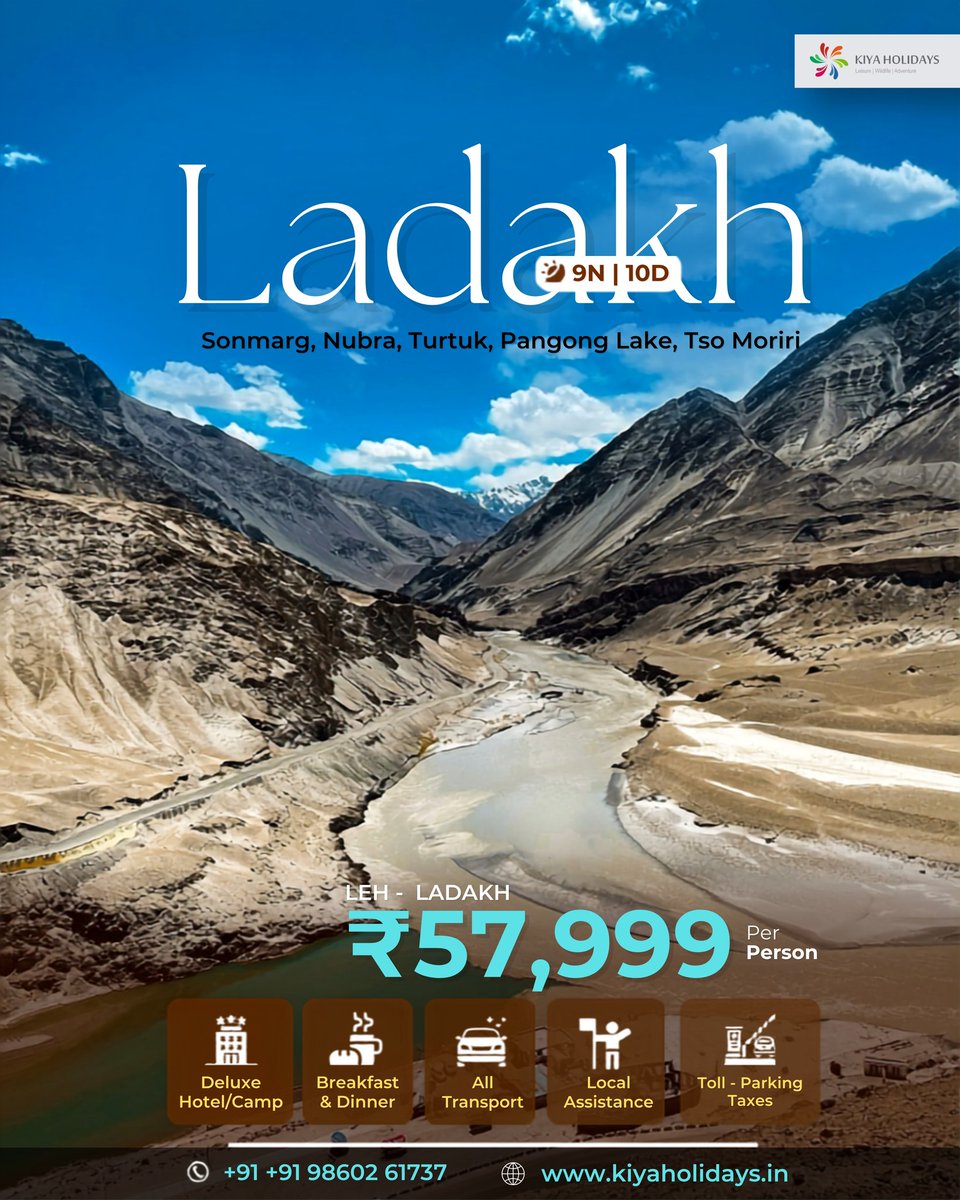bengu0638's tweet photo. Ladakh: Adventure beyond the ordinary. Journey from Sonmarg and Zojila Pass to Kargil, Nubra, Turtuk, Pangong, Tso Moriri, Hanle, and Leh. Departures: 29 July–7 August 2026. Every destination tells a story. https://t.co/vg6kC9zh7u