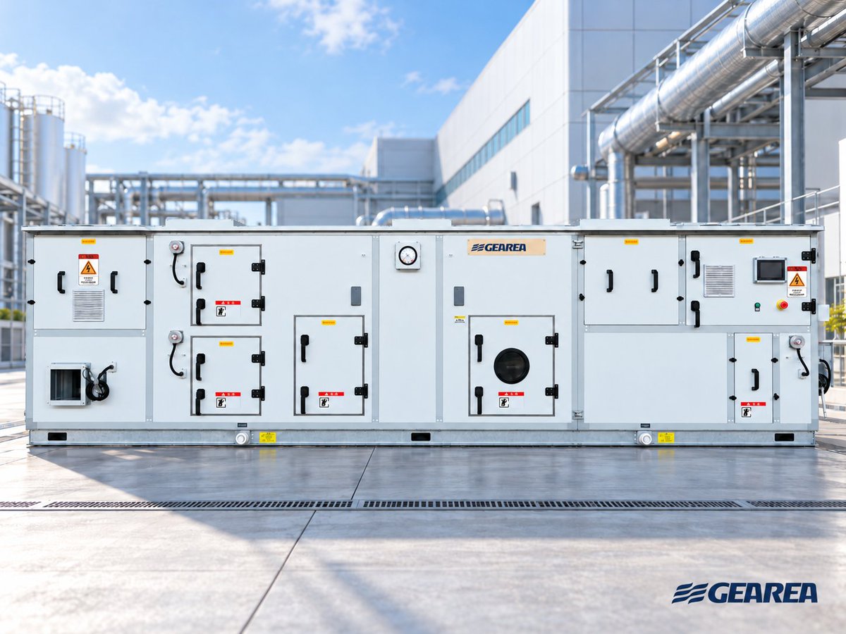 Gearea_Climate's tweet photo. Precision Air for Semiconductor Fabs.

GEAREA MAU delivers filtered, conditioned fresh air with precise temperature and humidity treatment.

#GEAREA #MAU #Semiconductor #Cleanroom #HVAC #AirHandling #HumidityControl #IndustrialHVAC https://t.co/X33QoOsLMR