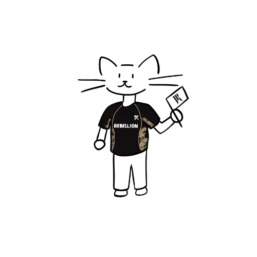SRVAL's tweet photo. @Da1NOnlyHpyKity you could say this is a cat supporting SRG... or an SRG Cat... https://t.co/VPCdTJq8Zi