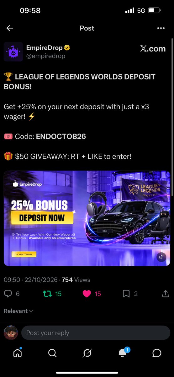 ChykaminC's tweet photo. @empiredrop 🥂💸 https://t.co/doVP6iQQ4M