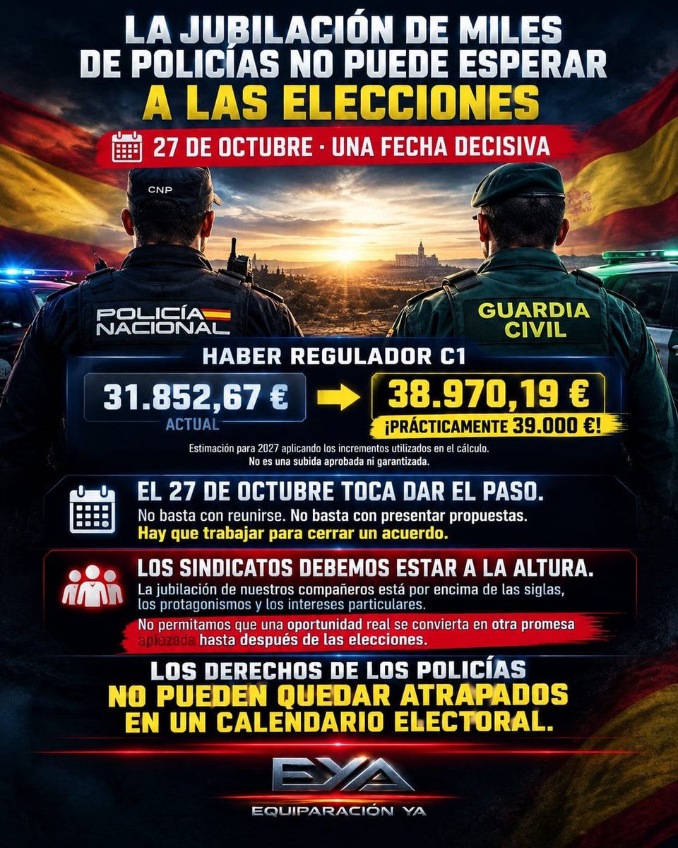 Emboleitor's tweet photo. @NatanEspinosa2 @EYAPolicia EYA  presentó unica propuesta a la S.E.S para trabajadores estén o no afiliados

🤔Saca tus conclusiones

Atento a lo que se decida en Mesa Técnica, Martes 27 de Octubre

Unión por el objetivo, sin réditos ni intereses personales

Mayo 2027 elecciones al Consejo

#EquiparacionYA https://t.co/xXggcntqb3