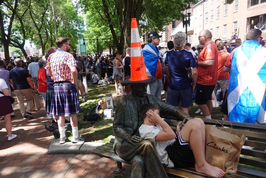 silvernighthawk's tweet photo. Boston belongs to the Tartan Army. I’m rooting for Morocco, but these Scots make it impossible not to love them. https://t.co/GCgYBjEXdr