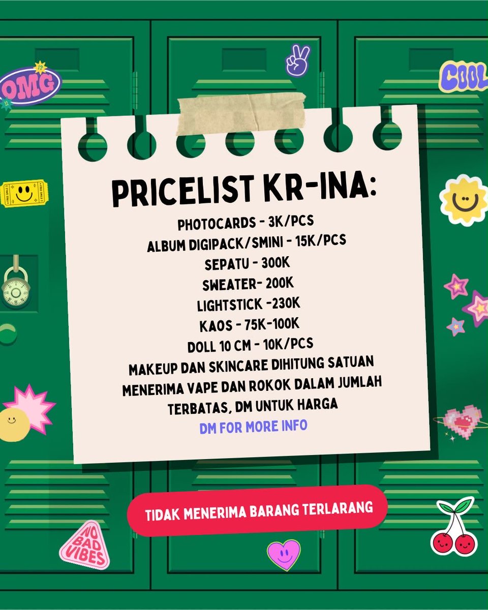 jjctention's tweet photo. OPEN SHARING BAGASI INA-KOREA-INA (handcarry november jastip)

INA - KR (CGK - ICN) 
— READY KR : 6 NOVEMBER 2026
— LAST TERIMA : 4 NOVEMBER 2026
avail 43 KG

KR-INA (ICN - CGK)
— READY INA : 14 NOVEMBER 2026
— LAST TERIMA : 9 NOVEMBER 2026
rate : 190/gr (based on items)
avail 46 KG
HANDCARRY PRIBADI 
BARANG VOLUME AKAN ADA HARGA SATUANNYA SENDIRI YA🫶🏻
bisa ketemuan di hongdae buat jemput/ ambil barang.

TERIMA ROKOK (LIMITED SLOT)

DM FOR CLAIM atau bisa wa ke httpss://wa.me/6281908122338