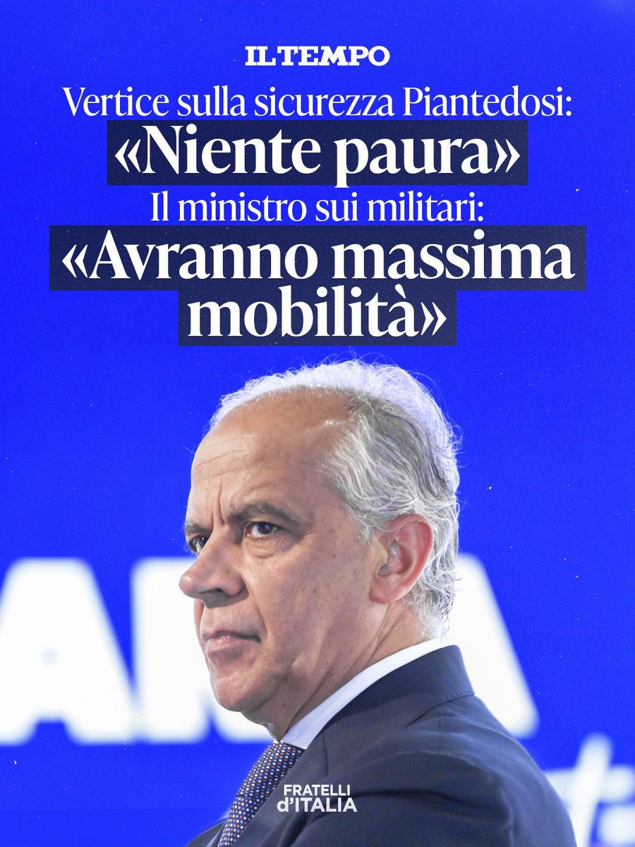 FratellidItalia's tweet photo. I 500 militari dispiegati a Milano avranno la massima mobilità per contrastare ogni nuova minaccia di disordini.

Il Governo non si piega di fronte alla violenza di chi mette a ferro e fuoco le città. Dietro gli assalti, i saccheggi e le devastazioni non c’è alcun ideale politico o sociale da rivendicare. Non c’è protesta, ma criminalità.

Lo Stato non arretra di un millimetro.