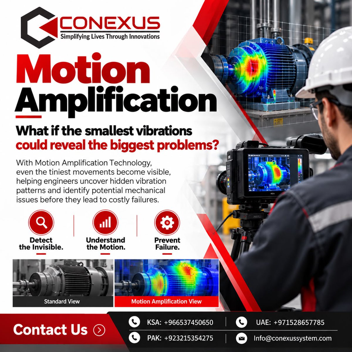 ConexusE's tweet photo. #VibrationAnalysis #ConditionMonitoring #Inspection #CBM #Conexus #TestandMeasurement #APM #Technologies #RDI #RDITechnologies #MOTIONAMPLIFICATION #Safety #MotionAmplification #Technology #MA #IrisM #IrisMX #IrisCM #IrisExplorer #Reliabiltey #PredctiveMaintenance https://t.co/1BErhn28Ro
