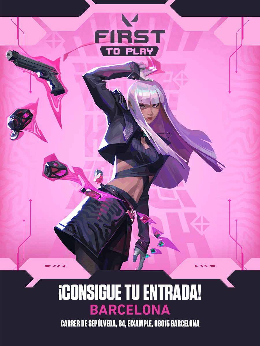 TormentaVALes's tweet photo. 📍 BARCELONA, ¿preparados para conocer a Hush en partida? 

FIRST TO PLAY llega a Diamond Center Barcelona.🎟️ 

Consulta las entradas aquí: https://t.co/FjKeCDrkJI https://t.co/QAOUwa4KXK