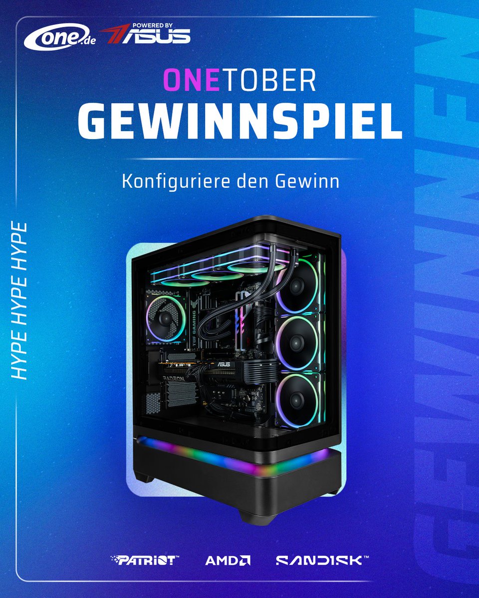 onecomputer's tweet photo. ONEtober Gewinnspiel!!!💙
Danke an @asusde

Um teilnehmen zu können, musst du uns folgen, alle Gewinnspielpostings liken und kommentieren. 

Ende: 29.10.2026

#ONEtober #Gewinnspiel #Win https://t.co/KKi9iiuRll