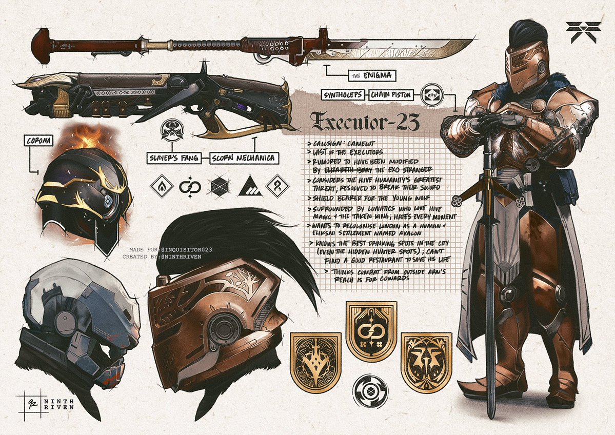 ninthriven's tweet photo. Executor-24 Field Guide, 2025 https://t.co/HYRhCfr3As