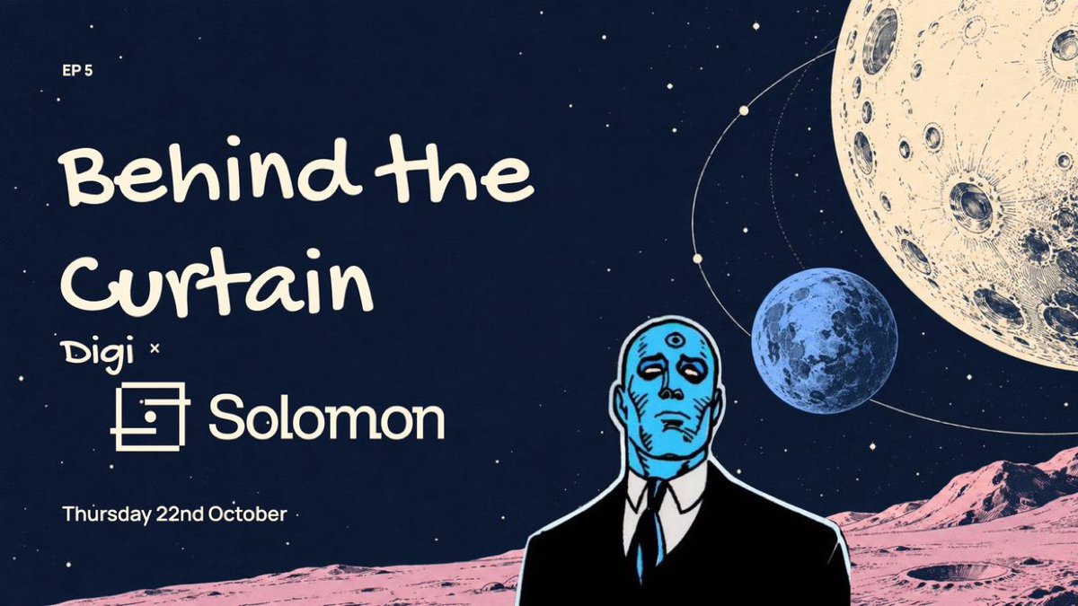 digiii's tweet photo. BEHIND THE CURTAIN EP5: @solomon_labs 

Today. Making every asset productive. https://t.co/4YSAWq4mmU