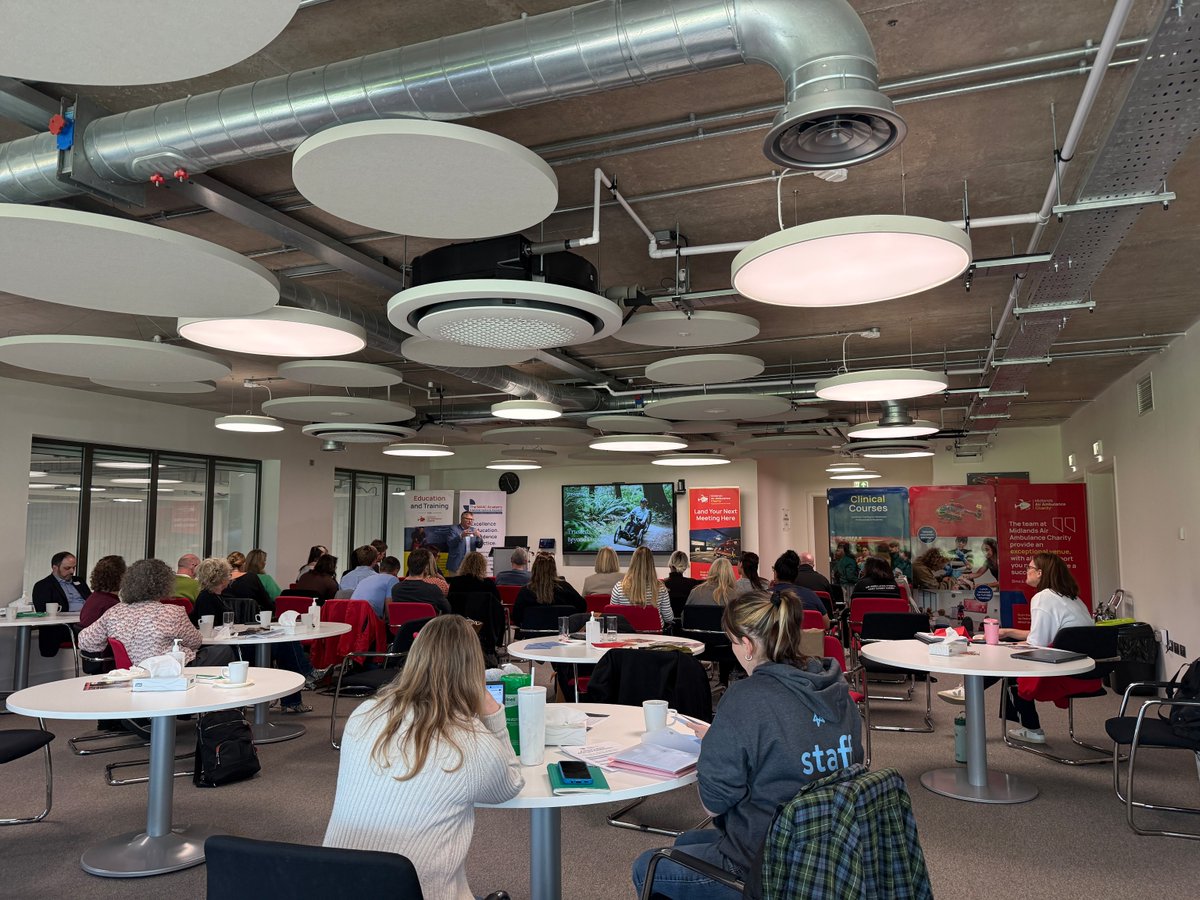 MAA_Charity's tweet photo. ♥️Care doesn't stop when the helicopter leaves.
Last week, we hosted our National Patient Liaison Conference at our HQ in Cosford, bringing together air ambulance teams, charities and support professionals to share learning and strengthen aftercare for patients and families 🤝 https://t.co/1W6MS6YrKb