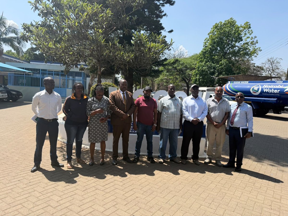 NairobiWater's tweet photo. Earlier today, a delegation led by Ruai Ward MCA, Hon. Karis, paid a courtesy call on Managing Director Martin Nang’ole.

The meeting provided an opportunity to explore areas of collaboration aimed at improving water supply and sewerage services in Kamulu and its surrounding areas.