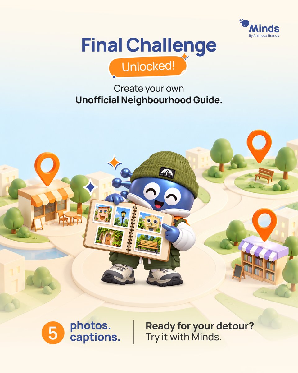 hellominds_'s tweet photo. 1/2 Think you know your own neighbourhood? Think again 🫢 

We challenged our Game Designer Mind to turn an ordinary walk into a mini-adventure  

The result? The Neighbourhood Quest: 5 photo missions, 90 minutes, and a chance to discover things you've walked past a hundred times https://t.co/rgqh41w8B9