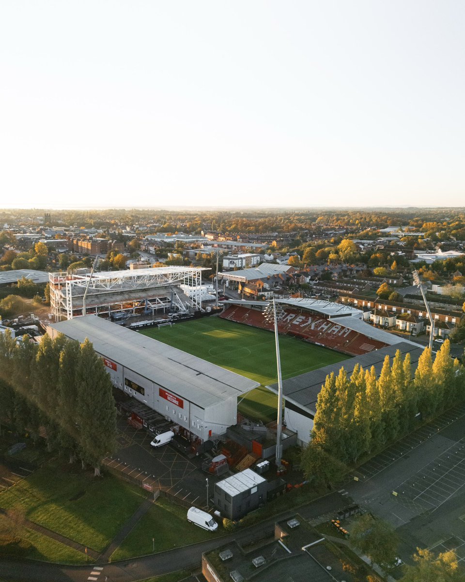 Wrexham_AFC's tweet photo. On this day in 1864, our first-ever game took place against the Prince of Wales Volunteer Fire Brigade at the Racecourse Ground. 

🔴⚪️ #WxmAFC https://t.co/lBRhaKowQe