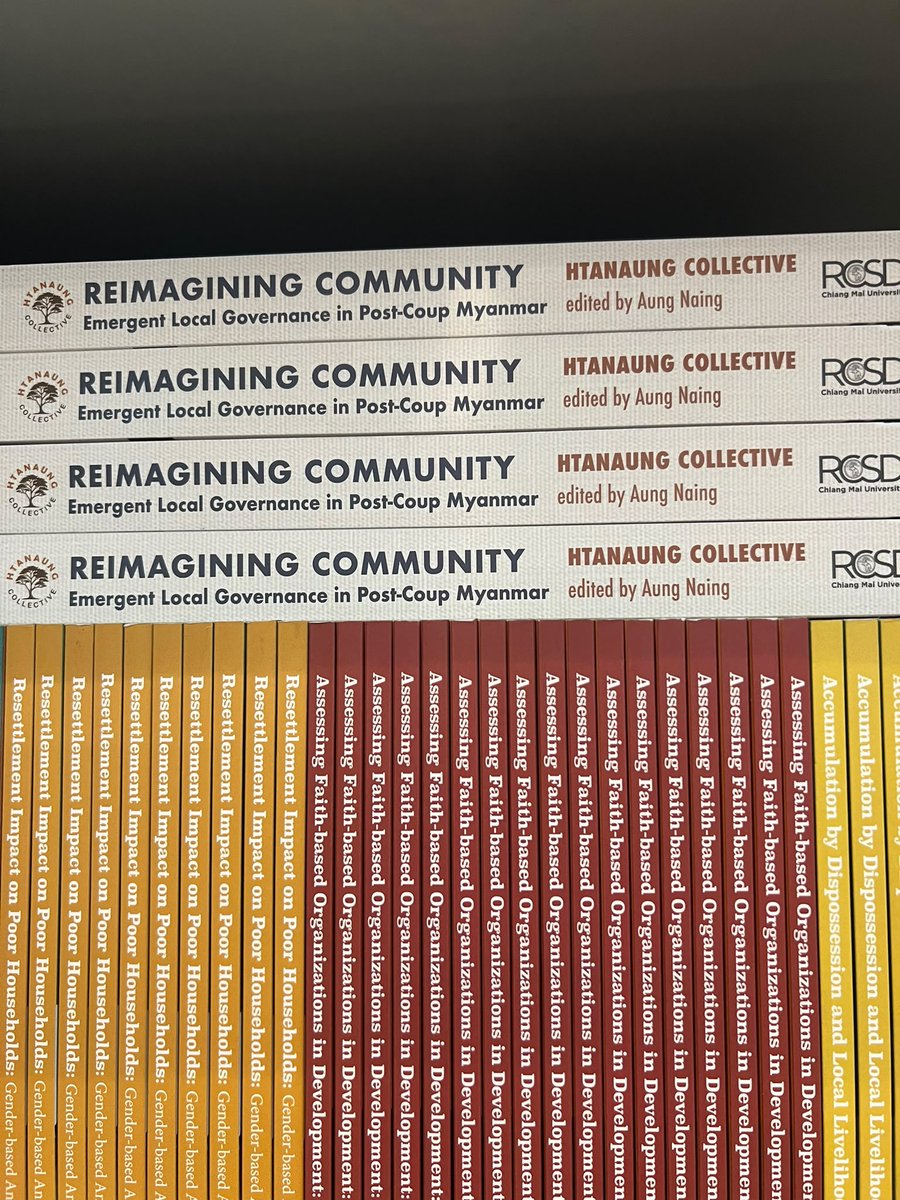SEAJunction's tweet photo. 📚 Book Recommendation
Reimagining Community: Emergent Local Governance in Post-Coup Myanmar, by Htanaung Collective
#SEAJunction #Myanmar #RCSD #BookRecommendation #การเมืองการปกครอง #หนังสือวิชาการ https://t.co/MaNfpFjhFf