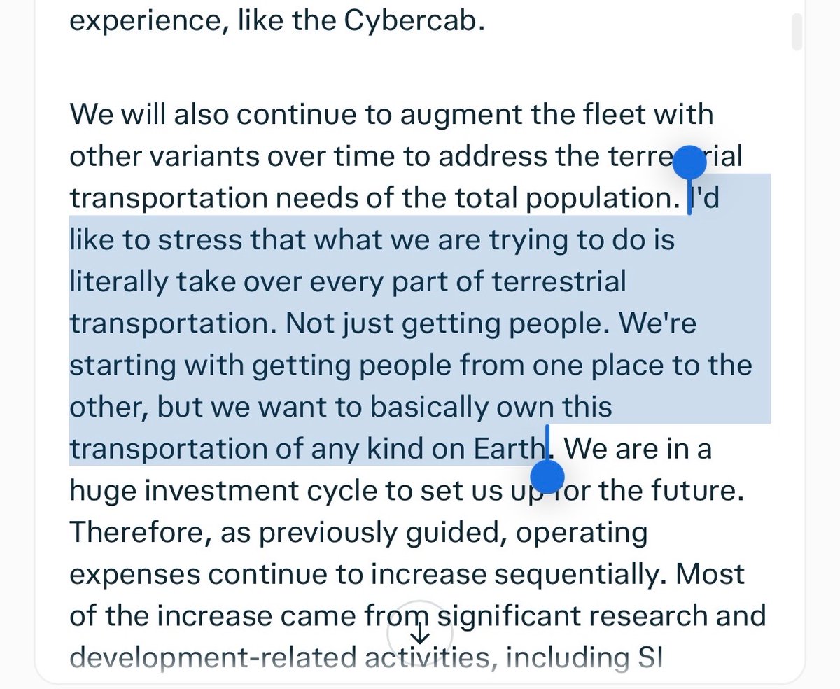yeahscience's tweet photo. Automous taxis are just the start for Tesla. 

Long-haul trucking and last mile delivery will be next. 

A combined market of ~$1tn in 2035. https://t.co/Jnm2VAoWX6