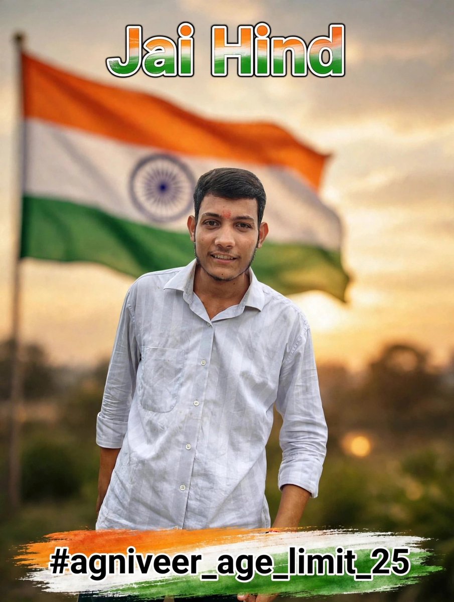 ig_suchit48's tweet photo. #Agniveer_age_limit_25 
Age mt dekho hausla dekhoo 🇮🇳🪖
Kyuki hamare javan ready h Future Army !! Dusmano ko dhul me milane ke liye 
#Agniveer_age_limit_25
🇮🇳🇮🇳🇮🇳🇮🇳🇮🇳🇮🇳🇮🇳🇮🇳 https://t.co/aReLoWiB8S