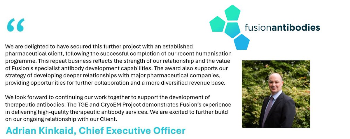 WalbrookPR's tweet photo. 📈Represents further repeat business from a major pharmaceutical Client and supports Fusion’s current strategy 
💲The project is expected to generate revenues in excess of £85,000 for the Company https://t.co/rMdmu2ZLOm