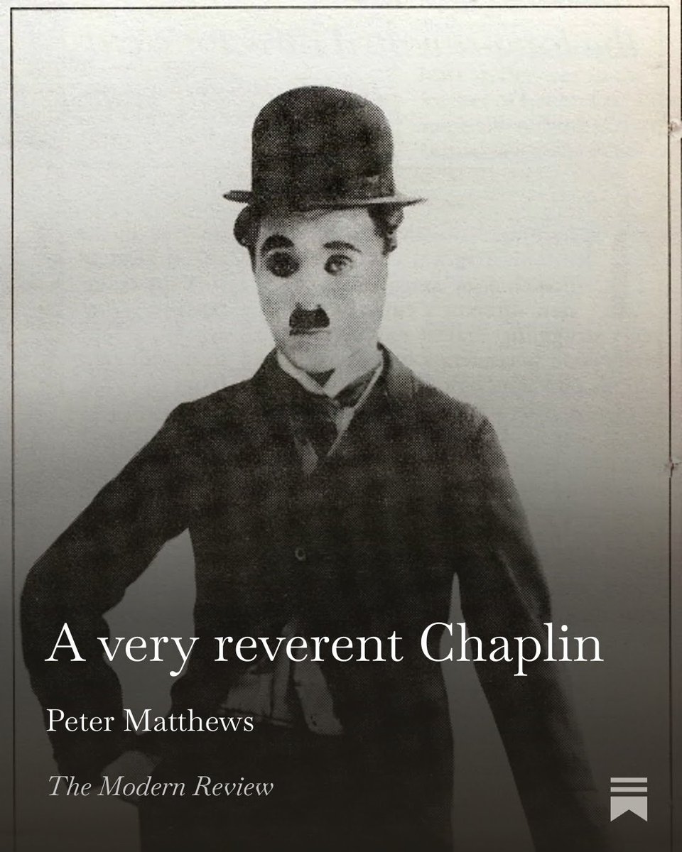 reviewarchives's tweet photo. If Chaplin ever felt oppressed by his later cultural importance—as he evidently did—the privileges were too great to refuse for an urchin who maintained that burning hunger in his heart. https://t.co/knx5jwxCpb
