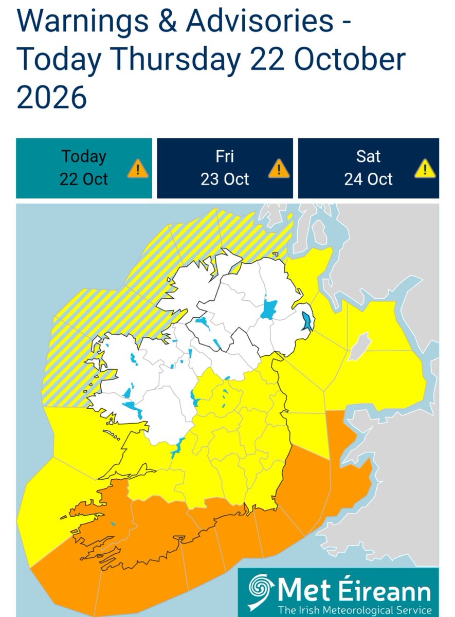 AnulasKitchen's tweet photo. And we're off... 1st storm of the season is tonight, can't say I missed it. Don't mind the rain, as much as the wind, hate the wind 🌬️  Of course we're orange 🙄 always most affected region - I think that's the price one has to pay when living on Atlantic coast 😅 #StormAusten https://t.co/zaXKIiiVEq