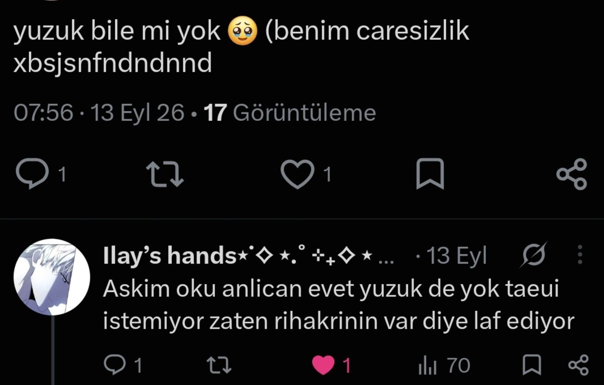 kedyclat's tweet photo. @taeuisdimple AĞLIYOM PRIVE BAKTIM 1 AY ÖNCE MENTLEŞMİŞİZ CİDDEN JDHSHSNSN İSTEKLERİMİN GERÇEKLEŞME HIZINDEN FAV YAZARIM YUUJI OLCAK https://t.co/8IouRuDFIj