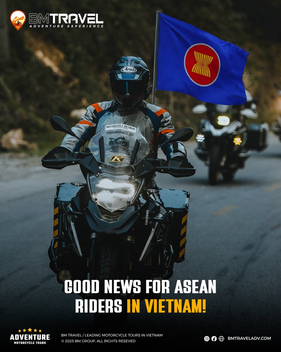 josedario11's tweet photo. ASEAN motorbike licenses are officially recognized in Vietnam. Ride legally by ensuring your license matches the bike’s engine size, carrying the original physical card, and keeping the relevant government decree on your phone. https://t.co/rZdBl4GXnL