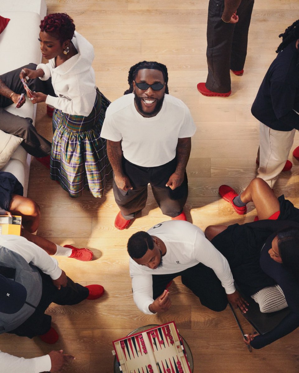 NoteSphere's tweet photo. Burna Boy and his inner circle for On (2026) https://t.co/DJdNPGgPJl