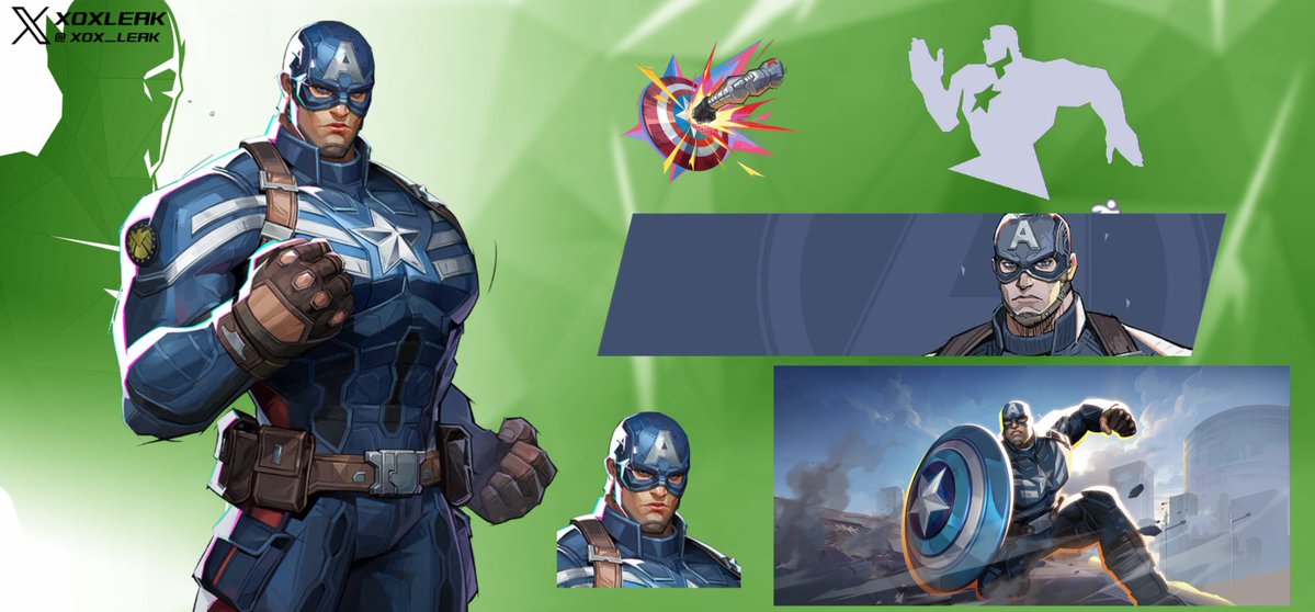 X0X_LEAK's tweet photo. 🆕 Captain America - "The Winter Soldier" MCU Skin assets

Here is your first look at all new skin assets of the new MCU Captain America skin!
Available for FREE via Mission! #MarvelRivals https://t.co/coMopEp11u