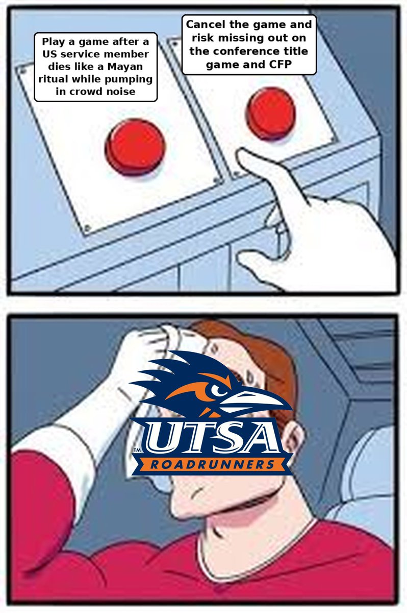 TulaneQuaker's tweet photo. This went through the UTSA admin on Saturday. If the team had 3 losses the game would’ve been cancelled #UTSAHATEWEEK https://t.co/KGUkSQ1zh9