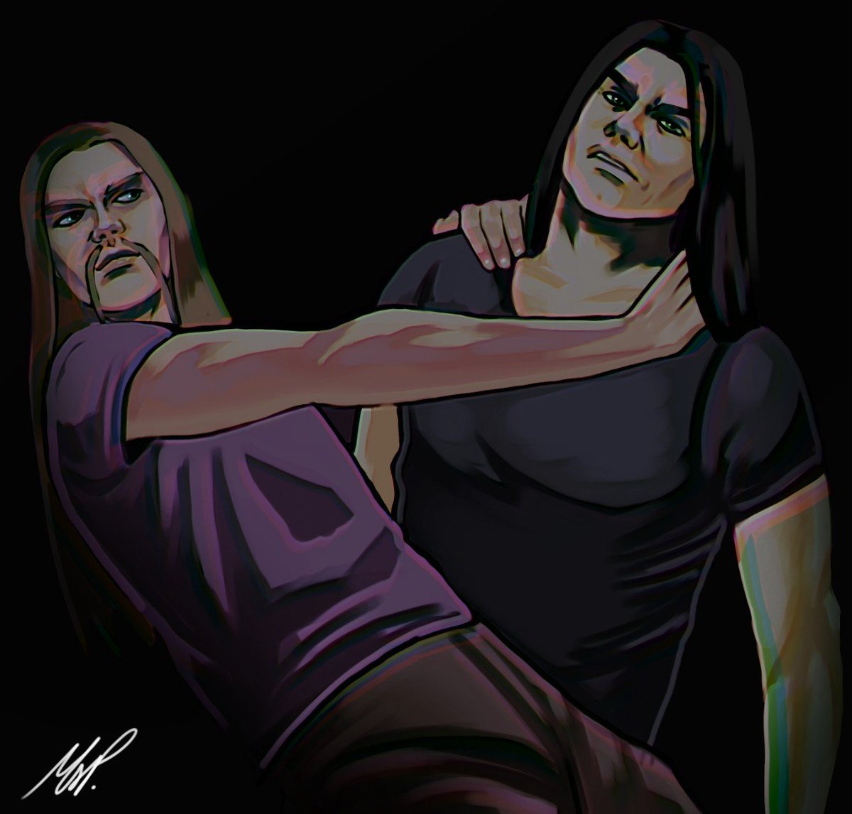 Porcupiss's tweet photo. These two... 
#metalocalypse https://t.co/i1dcvmgBwy